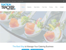 Tablet Screenshot of cateringtracker.com